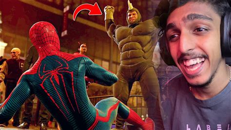 Spider Man Vs Fake Rhino Boss Game Therapist Youtube