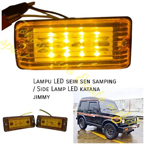 Jual LAMPU LED SEIN SEN SAMPING SIDE LAMP FENDER LED KATANA JIMNY LED