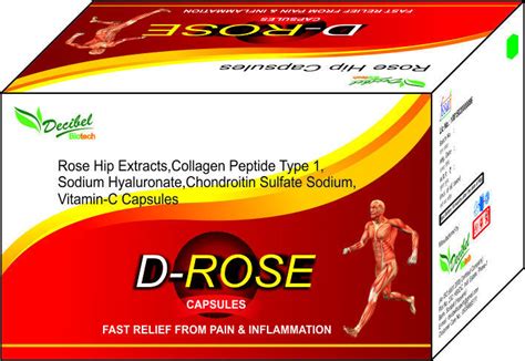 Collagen Peptide Type1 Sodium Hyluronate Chondroitin Sulphate Vitamin C Rose Hip Extract