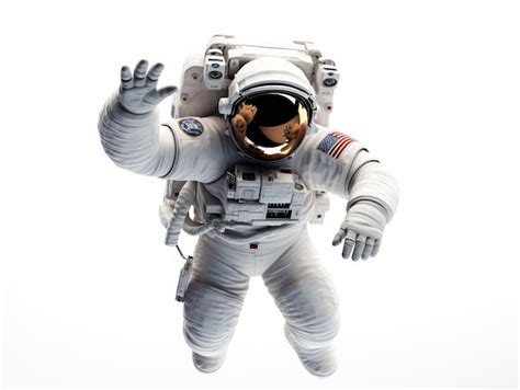 Clipart artístico de um astronauta explorando o desconhecido Foto Premium