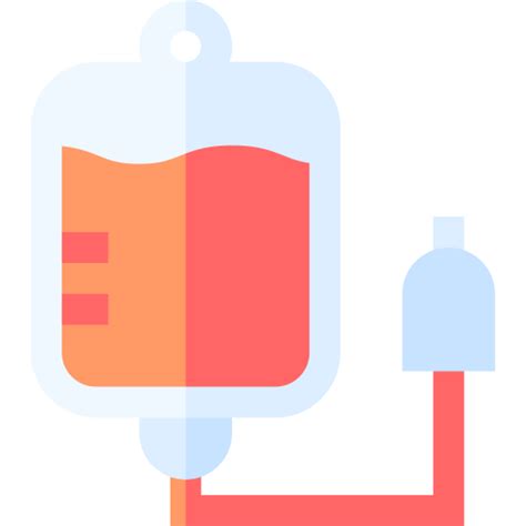 Blood Transfusion Basic Straight Flat Icon