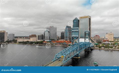 Jacksonville Fl April 8 2018 Panoramic Aerial City View