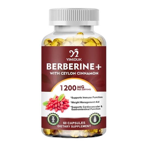 Berberine With Ceylon Cinnamon Capsule Antioxidant Supports Immune