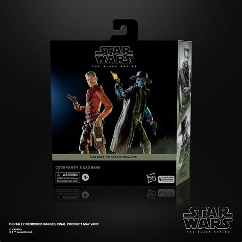 Star Wars The Book Of Boba Fett Cobb Vanth And Cad Bane Two Pack