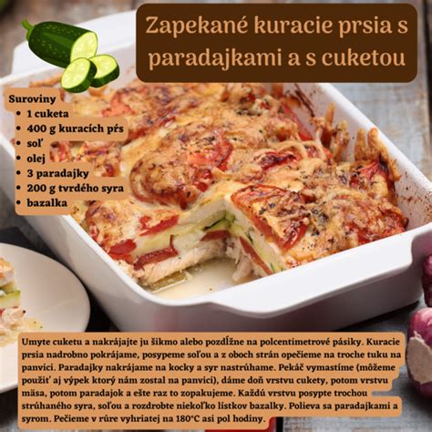 Zapekane Kuracie Prsia S Paradajkami A S Cuketou Grafika Na Blog