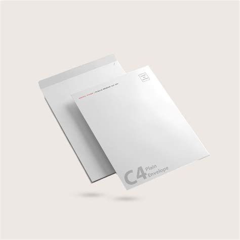 C4 Plain Envelopes | Printed envelopes, Presentation folder, Envelope