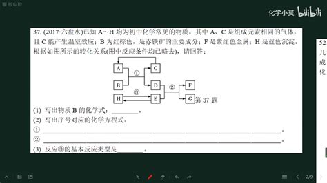 【初中化学】推断题怎么写？ 哔哩哔哩