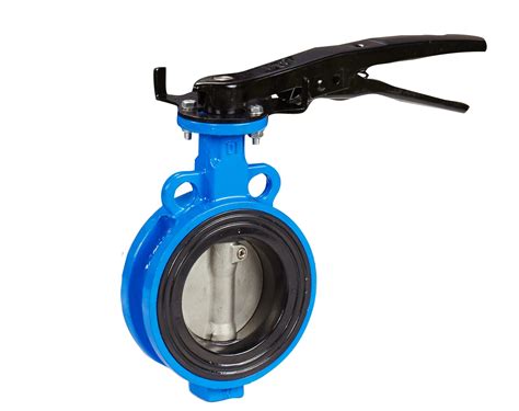 Ductile Iron Wafer Center Type Handle Manual Butterfly Valve China Wafer Type Butterfly Valve