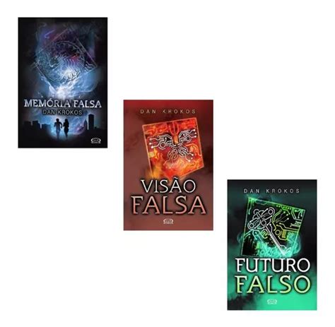 Kit Livros Trilogia Falsa Mem Ria Falsa Vis O Falsa Futuro