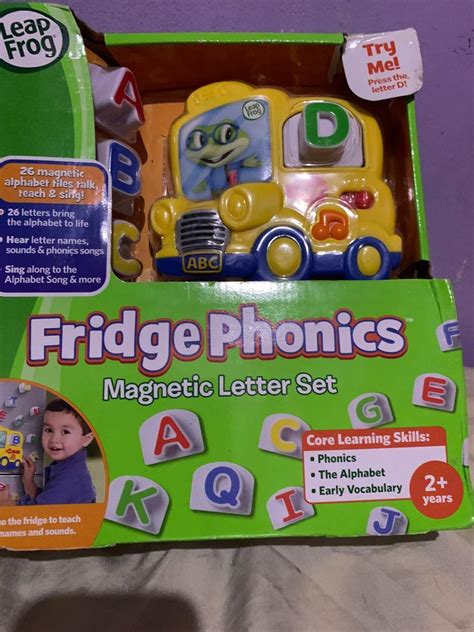 Leapfrog fridge Phonics Letters, Hobbies & Toys, Toys & Games on Carousell