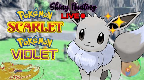 Live Shiny Eeveelution Hunting Mass Outbreak Pok Mon Scarlet And