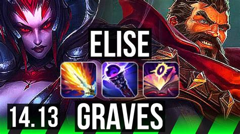 ELISE Vs GRAVES JGL 16 1 5 Legendary Rank 8 Elise VN Challenger