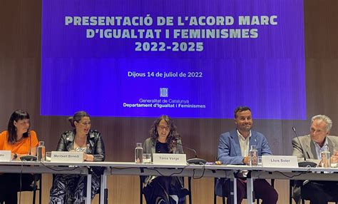 Igualtat I Feminismes Finança Amb 91m € El Desenvolupament De Les