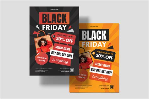 Black Friday Sale Flyer Template - BrandPacks