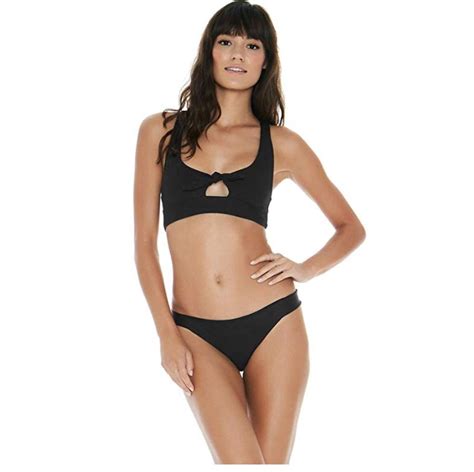 L Space Black Tara Top Rhtat18 Veronica Bottom Rhveo18 Bikini Set