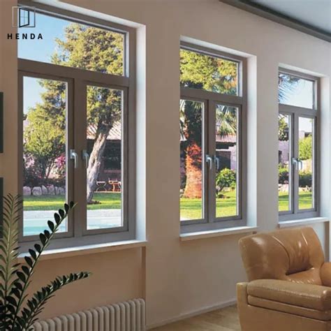 Soundproof Windproof Aluminum Upvc Pvc Double Triple Glazed Low E Glass