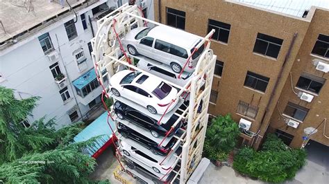 Vertical Rotary Car Parking System Youtube