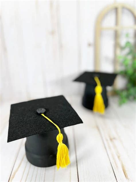 DIY Clay Pot Graduation Cap Dollar Tree Craft Single Girl S DIY