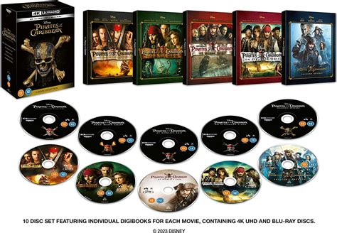 Pirates Of The Caribbean Uhd Box Set Uhd Blu Ray K Set