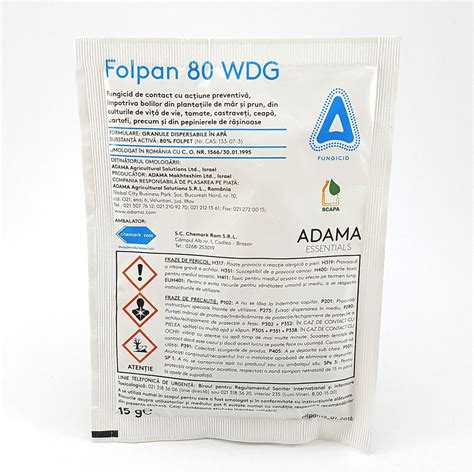 Fungicid Folpan Wdg Grame Adama Agrohorticola