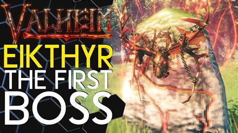 How To Defeat First Boss In Valheim Eikthyr YouTube