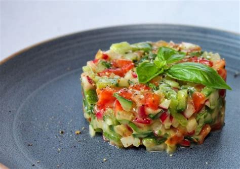 Recette d été rafraîchissante le tartare de légumes