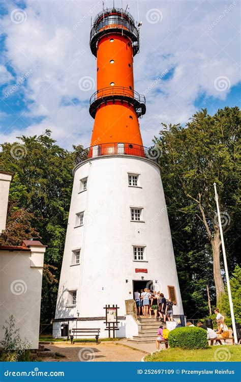 Lighthouse In Rozewie Poland Editorial Stock Image Image Of Tourism