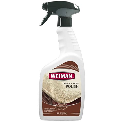 Weiman Daily Granite And Stone Polish Cleaner 24 Fl Oz For Marble Quartz Tile Countertops