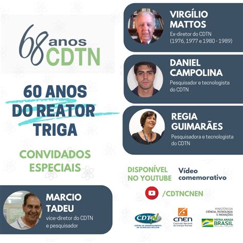 Video Comemorativo Marca Os 60 Anos Do Reator TRIGA CDTN Centro De