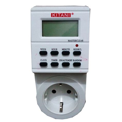 Jual Kitani Timer Display Digital 24 Jam Stop Kontak Listrik Otomatis