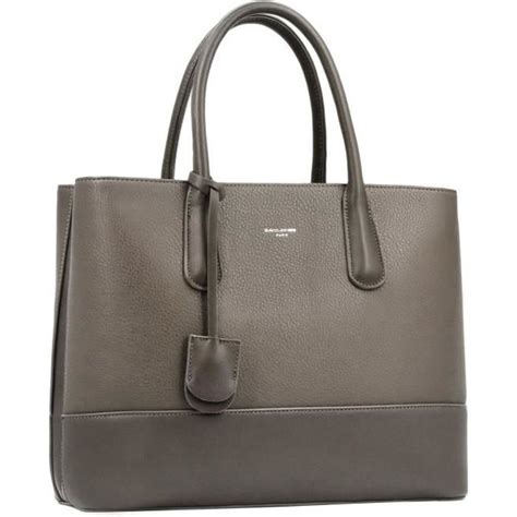 David Jones Sac Main Femme Cuir Pu Grande Taille Cabas Fourre