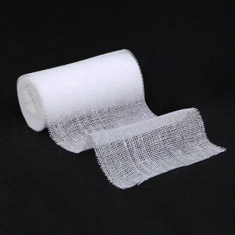 First Aid Pbt Bandage Bleached Elastic Gauze Bandage Conforming