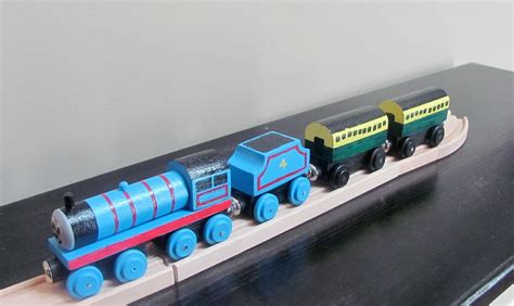 Handmade Wooden Toy Train-Gordon Train with by JLKOriginals