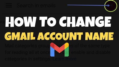 How To Change Gmail Account Name Gmail Id Me Naam Kaise Change