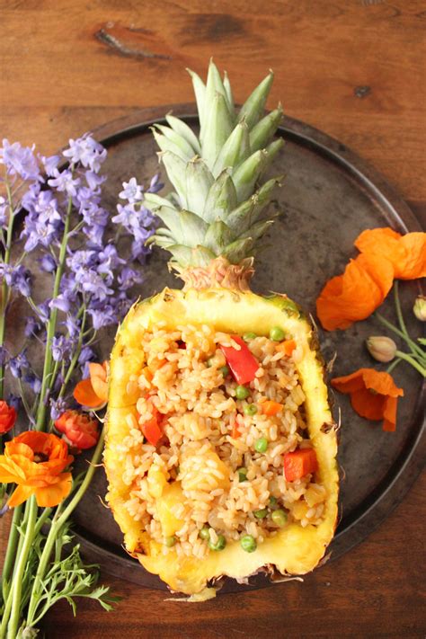 Vegetable Pineapple Fried Rice - Mind Body Soul Food