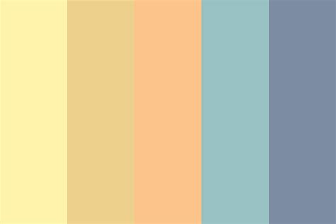 illustration mood board dusk Color Palette