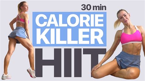 30 Min Calorie Killer Hiit Workout Full Body No Equipment No Repeat Youtube