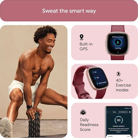 Fitbit Versa Fitness Smartwatch With Built In Gps And Up To