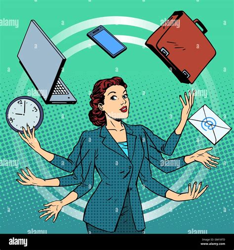 Time management cartoon hi-res stock photography and images - Alamy