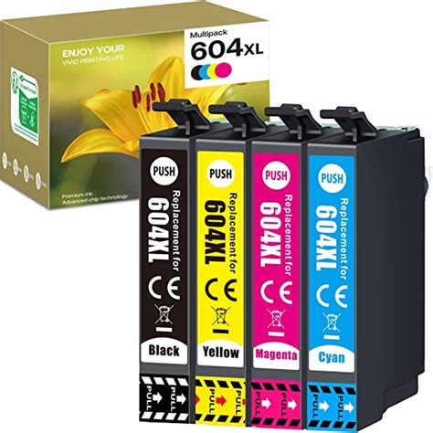 Tomokep 604XL Ink Cartridges Multipack High Yield Replacement For Epson