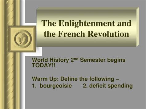 Ppt French Revolution Overview Causes Figures And Events