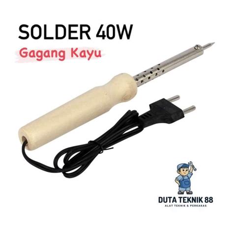 Jual Solder Kayu Watt Listrik Solder Timah Soldering Iron