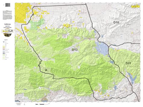 Map Of Hunting Zones In California - Printable Maps