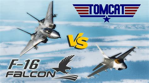 Dcs F 16 Falcon Mod Vs F 14 Tomcat Best 2 Out Of 3 Rounds Youtube