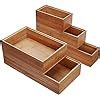 Amazon Lipper International Bamboo Wood Drawer Organizer