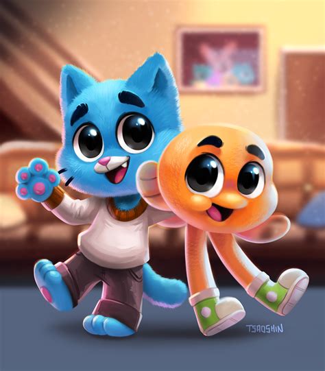 Gumball and Darwin by TsaoShin on DeviantArt