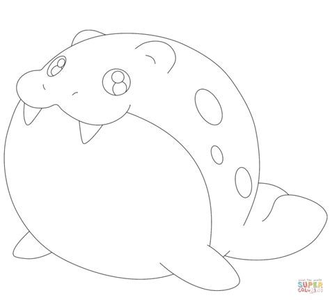 363 Spheal Pokemon Coloring Page In 2020 Pokemon Coloring Pages Porn Sex Picture