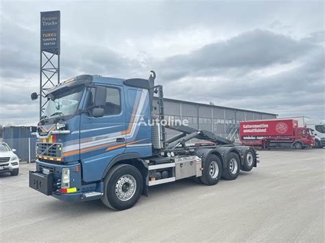 Volvo FH520 8X4 Hook Lift Truck For Sale Finland Turku GR39894