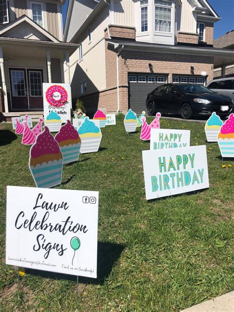 Have a Sweet Birthday - Lawn Celebration Signs | Durham Region