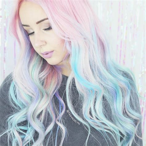 Holographic Hair Pastel Unicorn Hair The New Hair Trend That Weve B